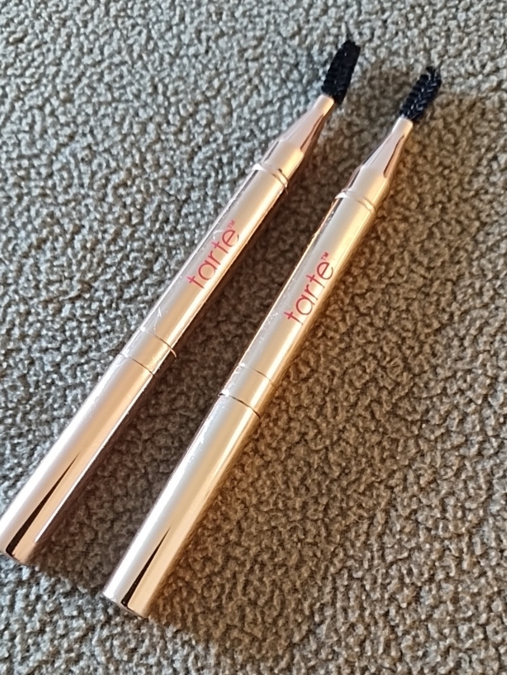SET Of 2 Tarte Fill Service Brow Brush &Spoolie Rose Gold - Pristine/ NWOB